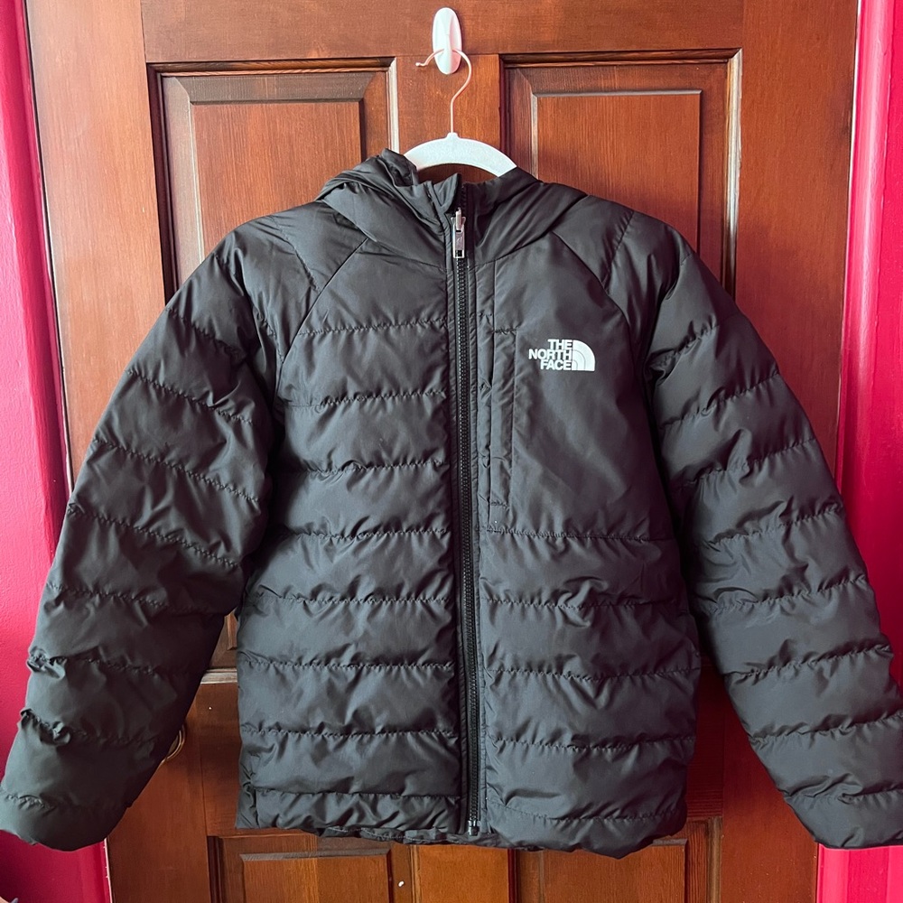 The North Face Quilted Black reversible Jacket